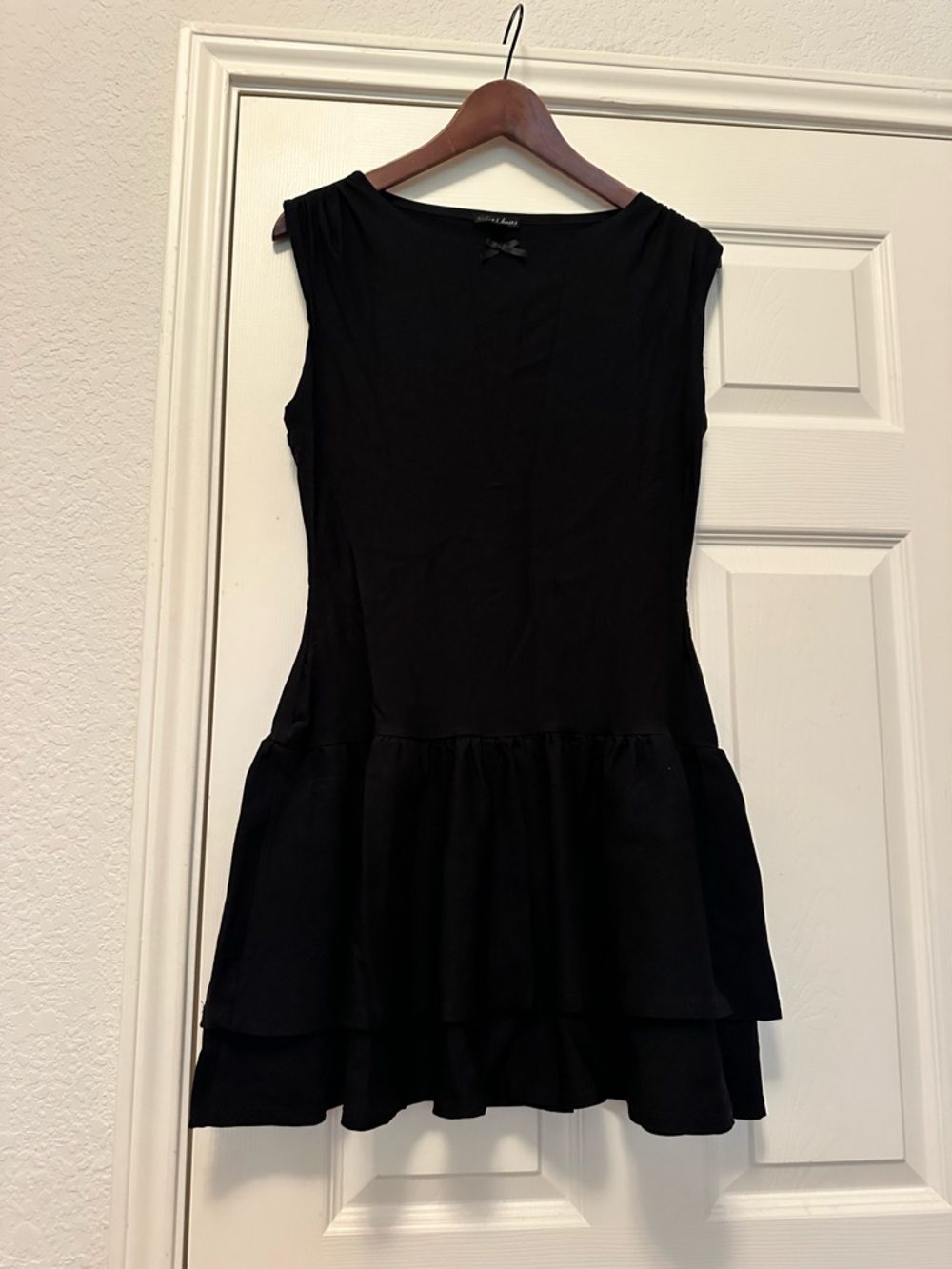 For Love & Lemons Kindred Black Tiered Mini Dress - Size Medium - NWOT - Picture 6 of 14